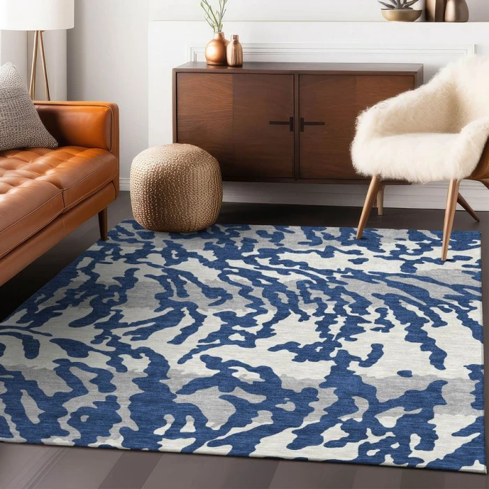 Addison Chantille ACN873-Navy 8 ft. X 10 ft. Rectangle Rug