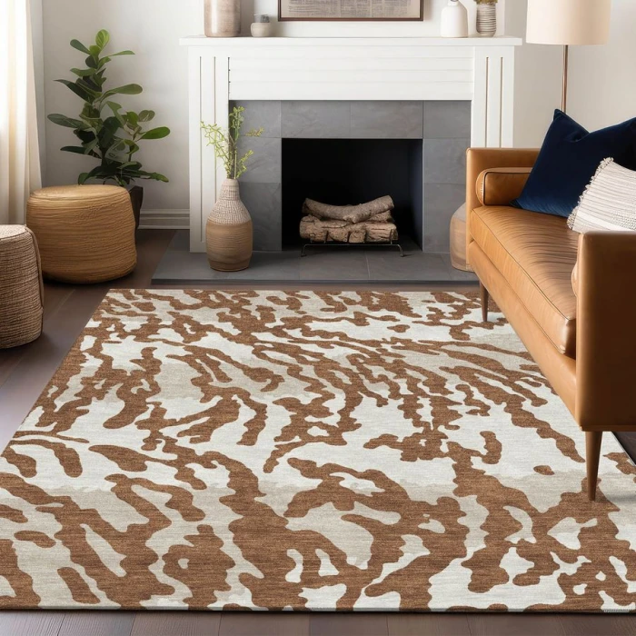 Addison Chantille ACN873-Paprika 5 ft. X 7 ft. 6 in. Rectangle Rug