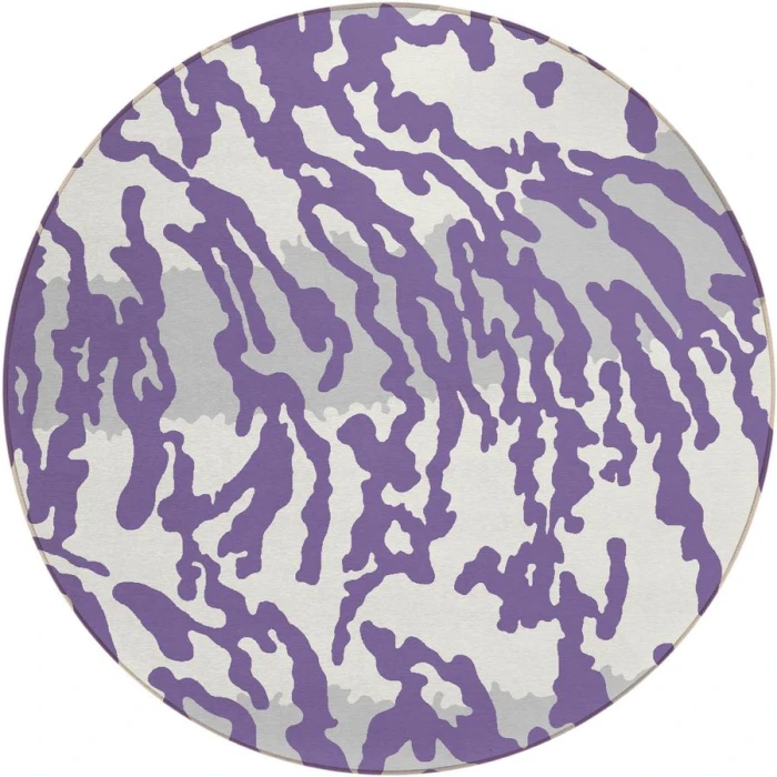 Addison Chantille ACN873-Purple 8 ft. X 8 ft. Round Rug