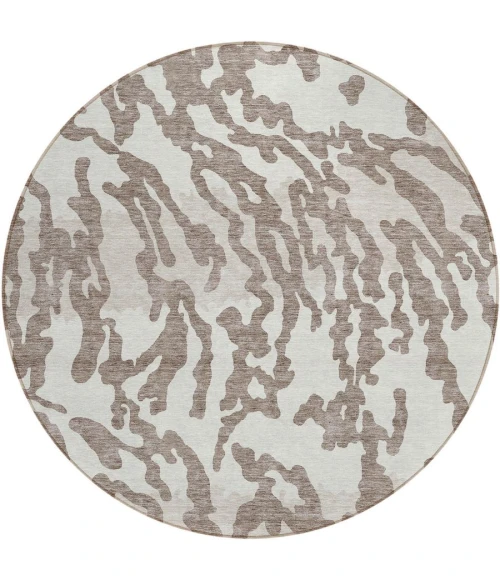 Addison Chantille ACN873-Taupe 8 ft. X 8 ft. Round Rug