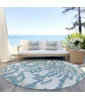 Addison Chantille ACN873-Teal 8 ft. X 8 ft. Round Rug