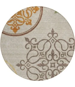 Addison Chantille ACN874-Taupe 8 ft. X 8 ft. Round Rug