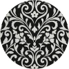 Addison Chantille ACN875-Black 8 ft. X 8 ft. Round Rug