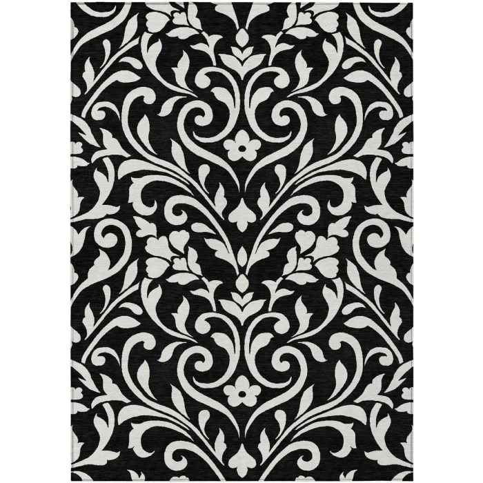 Addison Chantille ACN875-Black 3 ft. X 5 ft. Rectangle Rug