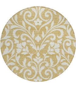 Addison Chantille ACN875-Gold 8 ft. X 8 ft. Round Rug