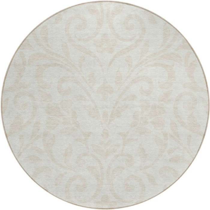 Addison Chantille ACN875-Ivory 8 ft. X 8 ft. Round Rug