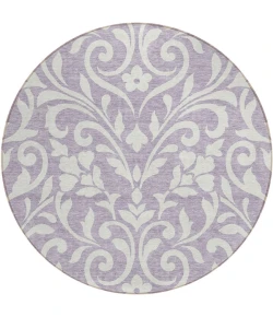 Addison Chantille ACN875-Lavender 8 ft. X 8 ft. Round Rug