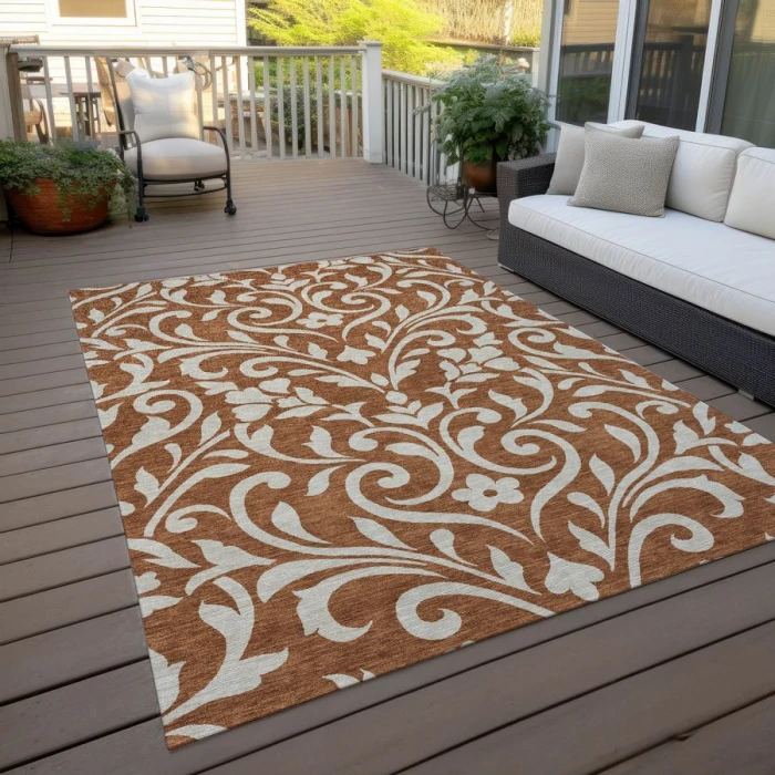 Addison Chantille ACN875-Paprika 5 ft. X 7 ft. 6 in. Rectangle Rug