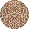 Addison Chantille ACN875-Paprika 8 ft. X 8 ft. Round Rug