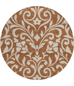 Addison Chantille ACN875-Paprika 8 ft. X 8 ft. Round Rug