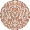 Addison Chantille ACN875-Salmon 8 ft. X 8 ft. Round Rug