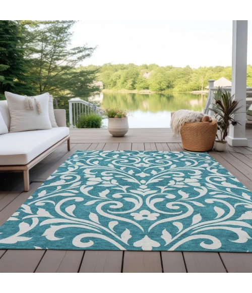 Addison Chantille ACN875-Teal 9 ft. X 12 ft. Rectangle Rug