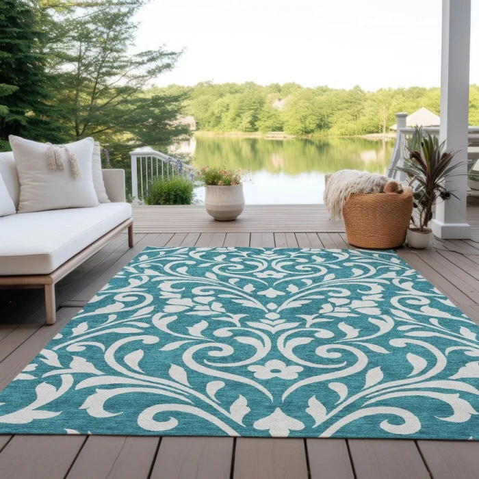 Addison Chantille ACN875-Teal 5 ft. X 7 ft. 6 in. Rectangle Rug