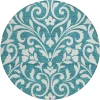 Addison Chantille ACN875-Teal 8 ft. X 8 ft. Round Rug