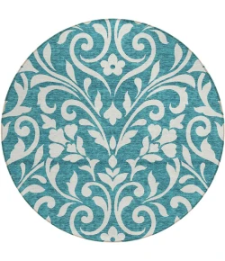 Addison Chantille ACN875-Teal 8 ft. X 8 ft. Round Rug