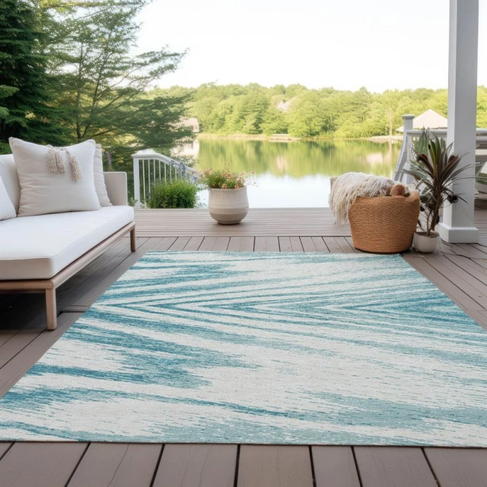 Addison Chantille ACN876-Teal 5 ft. X 7 ft. 6 in. Rectangle Rug