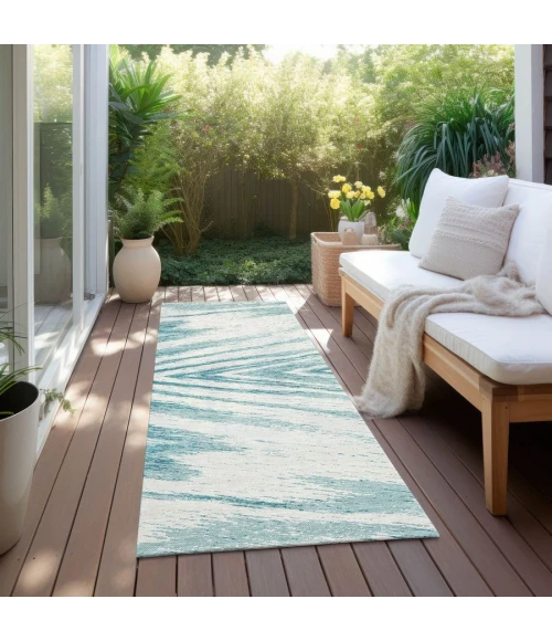 Addison Chantille ACN876-Teal 2 ft. 3 in. X 7 ft. 6 in. Rectangle Rug