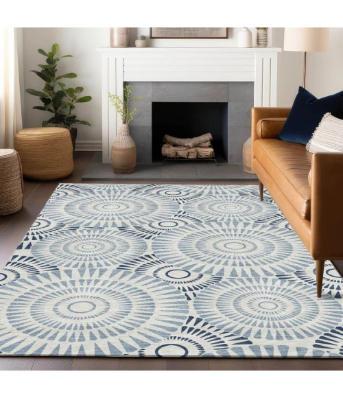 Addison Chantille ACN877-Blue 5 ft. X 7 ft. 6 in. Rectangle Rug