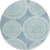 Addison Chantille ACN877-Teal 8 ft. X 8 ft. Round Rug
