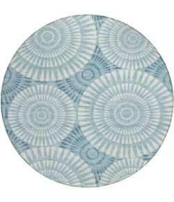Addison Chantille ACN877-Teal 8 ft. X 8 ft. Round Rug