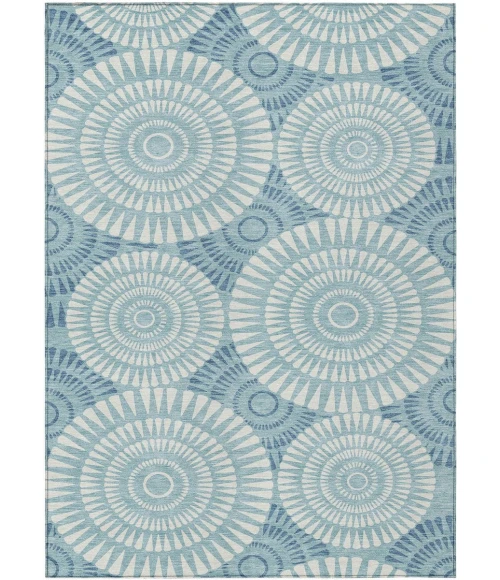 Addison Chantille ACN877-Teal 5 ft. X 7 ft. 6 in. Rectangle Rug