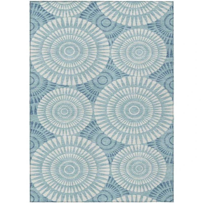 Addison Chantille ACN877-Teal 10 ft. X 14 ft. Rectangle Rug