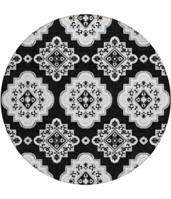 Addison Chantille ACN878-Black 8 ft. X 8 ft. Round Rug