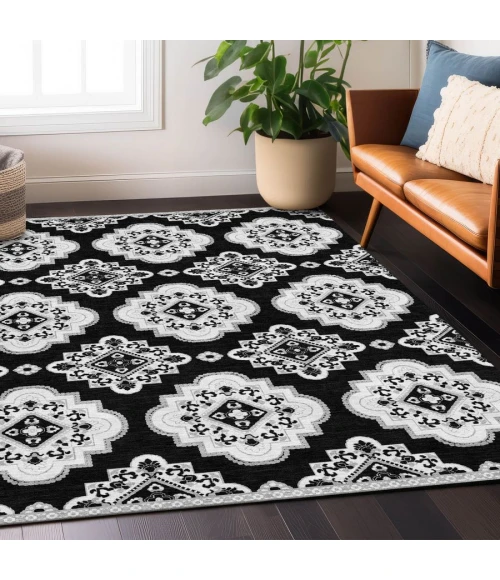 Addison Chantille ACN878-Black 9 ft. X 12 ft. Rectangle Rug