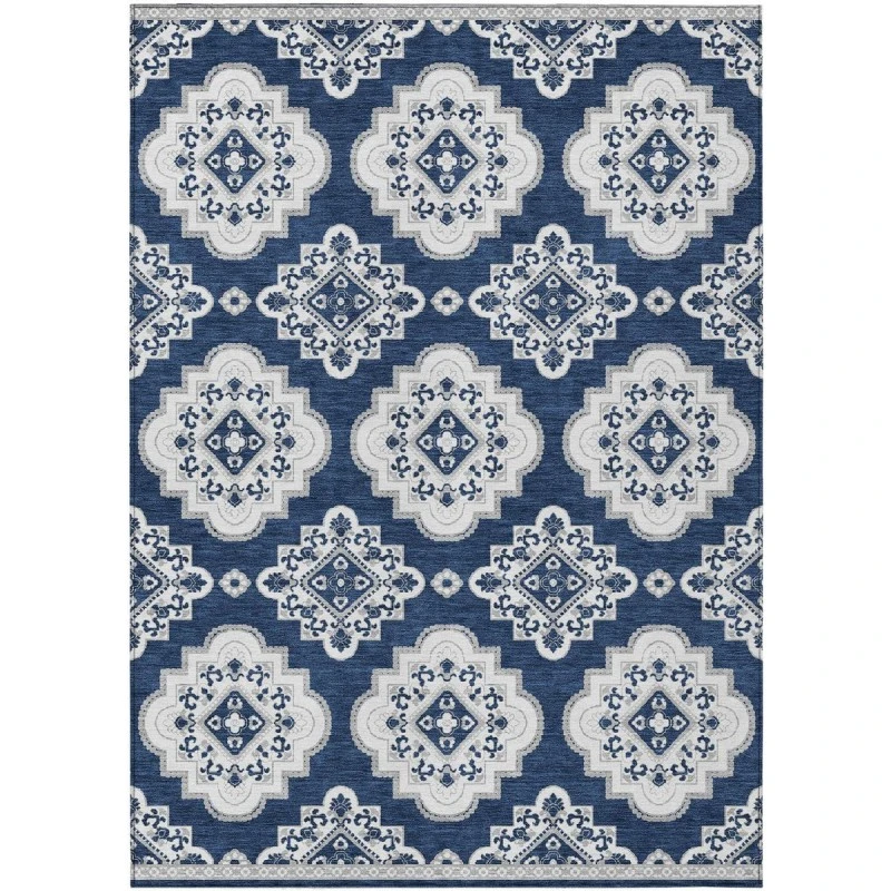 Addison Chantille ACN878-Navy 9 ft. X 12 ft. Rectangle Rug