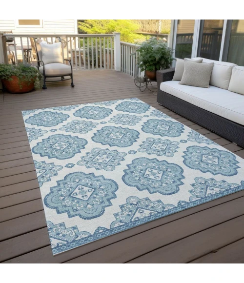 Addison Chantille ACN878-Teal 9 ft. X 12 ft. Rectangle Rug