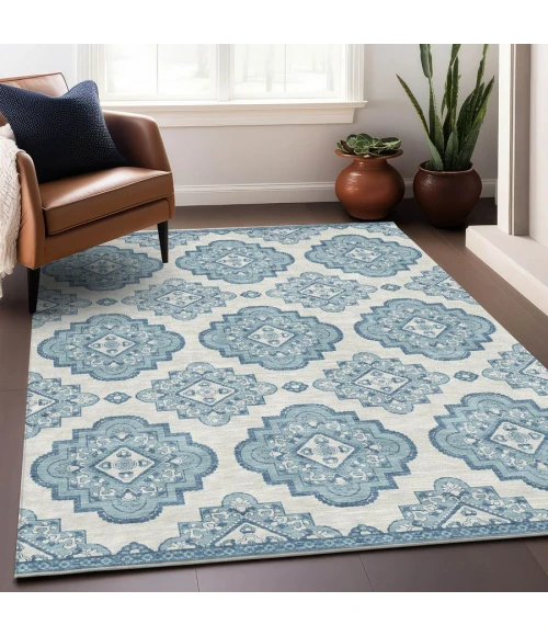 Addison Chantille ACN878-Teal 9 ft. X 12 ft. Rectangle Rug