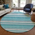 Addison Chantille ACN879-Teal 8 ft. X 8 ft. Round Rug