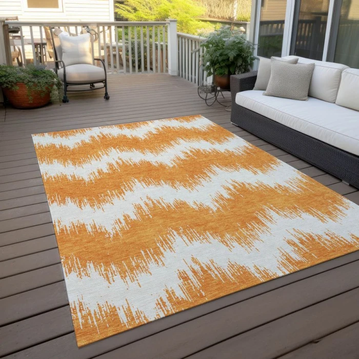 Addison Chantille ACN880-Orange 3 ft. X 5 ft. Rectangle Rug