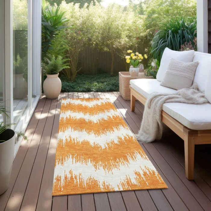 Addison Chantille ACN880-Orange 2 ft. 3 in. X 7 ft. 6 in. Rectangle Rug