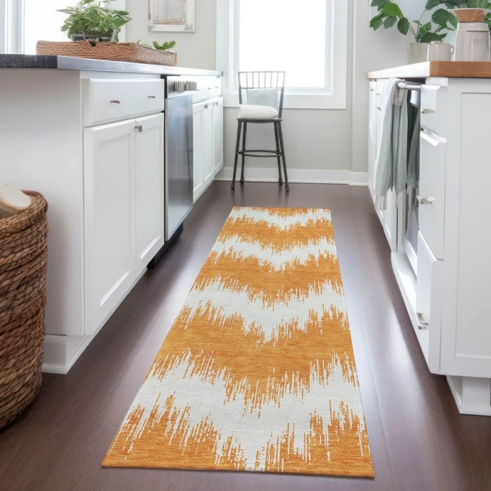 Addison Chantille ACN880-Orange 2 ft. 3 in. X 7 ft. 6 in. Rectangle Rug