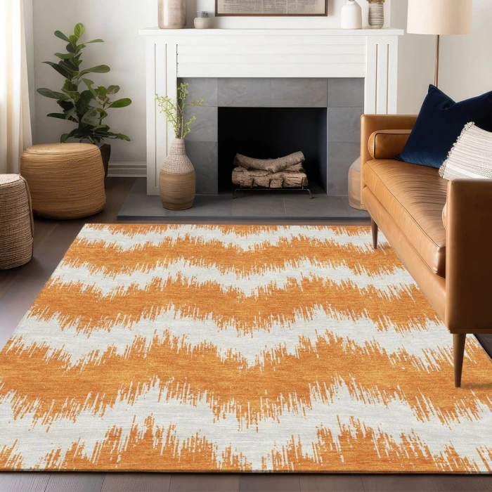 Addison Chantille ACN880-Orange 3 ft. X 5 ft. Rectangle Rug