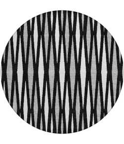 Addison Chantille ACN881-Black 8 ft. X 8 ft. Round Rug