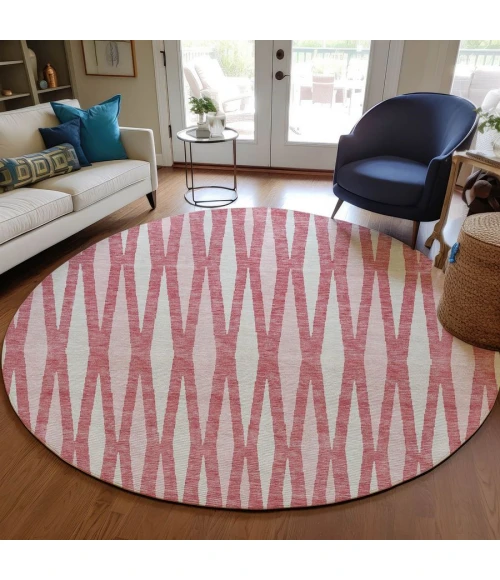 Addison Chantille ACN881-Blush 8 ft. X 8 ft. Round Rug