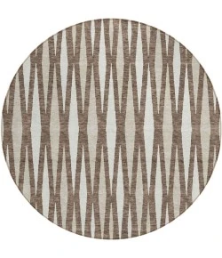 Addison Chantille ACN881-Brown 8 ft. X 8 ft. Round Rug