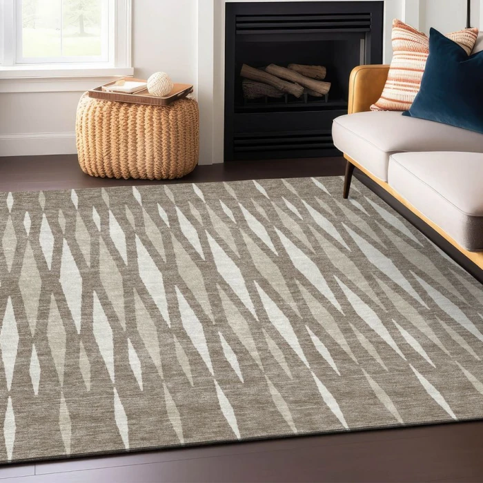 Addison Chantille ACN881-Taupe 5 ft. X 7 ft. 6 in. Rectangle Rug