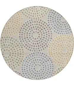 Addison Chantille ACN882-Beige 8 ft. X 8 ft. Round Rug