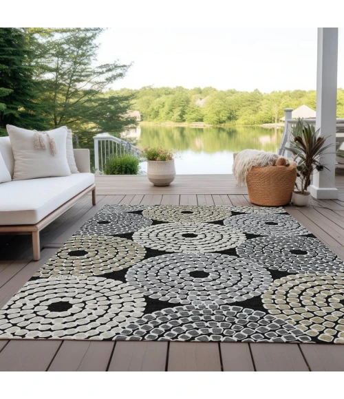 Addison Chantille ACN882-Black 5 ft. X 7 ft. 6 in. Rectangle Rug