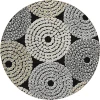 Addison Chantille ACN882-Black 8 ft. X 8 ft. Round Rug