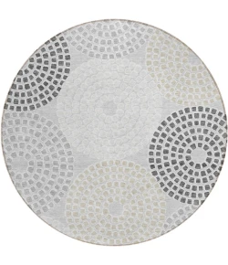 Addison Chantille ACN882-Gray 8 ft. X 8 ft. Round Rug