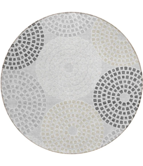 Addison Chantille ACN882-Gray 8 ft. X 8 ft. Round Rug
