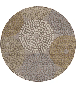Addison Chantille ACN882-Taupe 8 ft. X 8 ft. Round Rug