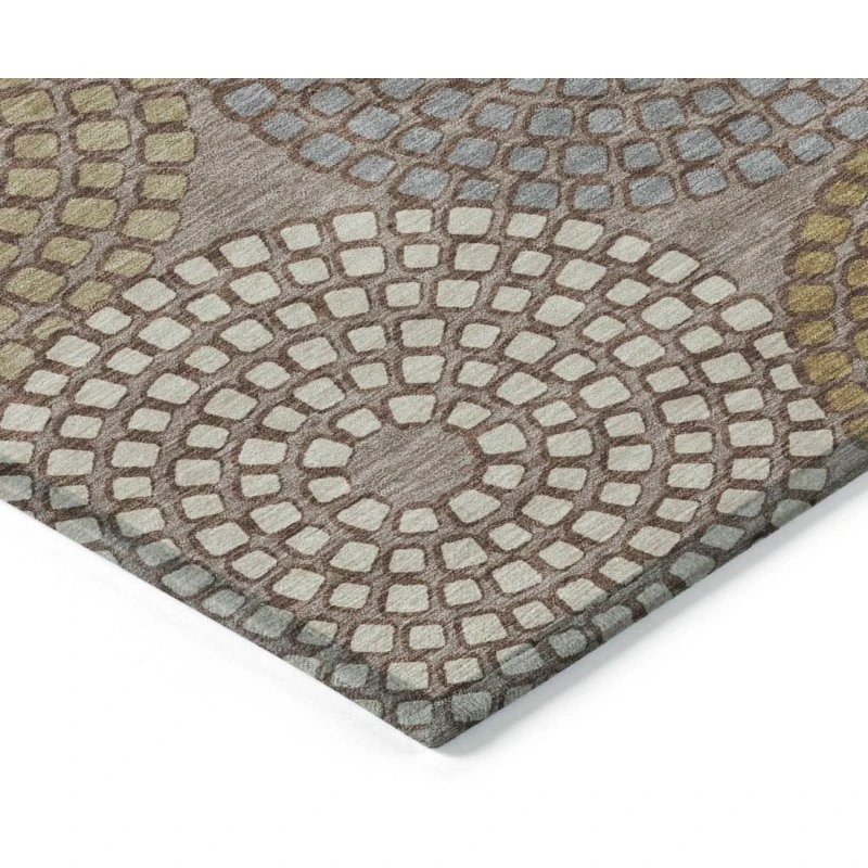 Addison Chantille ACN882-Taupe 8 ft. X 8 ft. Round Rug