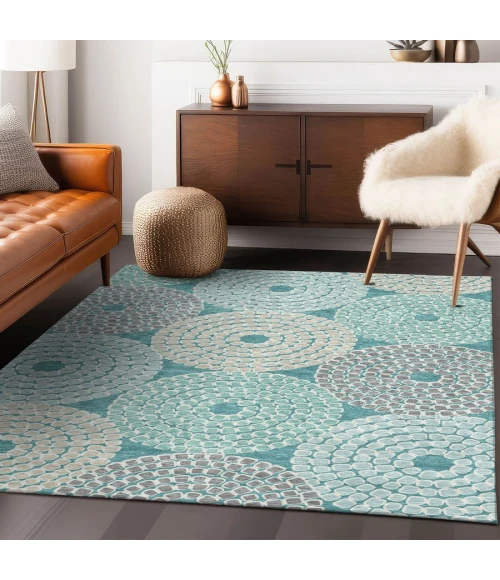 Addison Chantille ACN882-Teal 9 ft. X 12 ft. Rectangle Rug