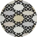 Addison Chantille ACN883-Black 8 ft. X 8 ft. Round Rug