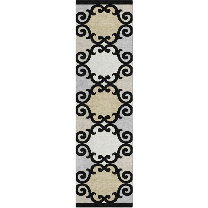 Addison Chantille ACN883-Black 2 ft. 3 in. X 7 ft. 6 in. Rectangle Rug
